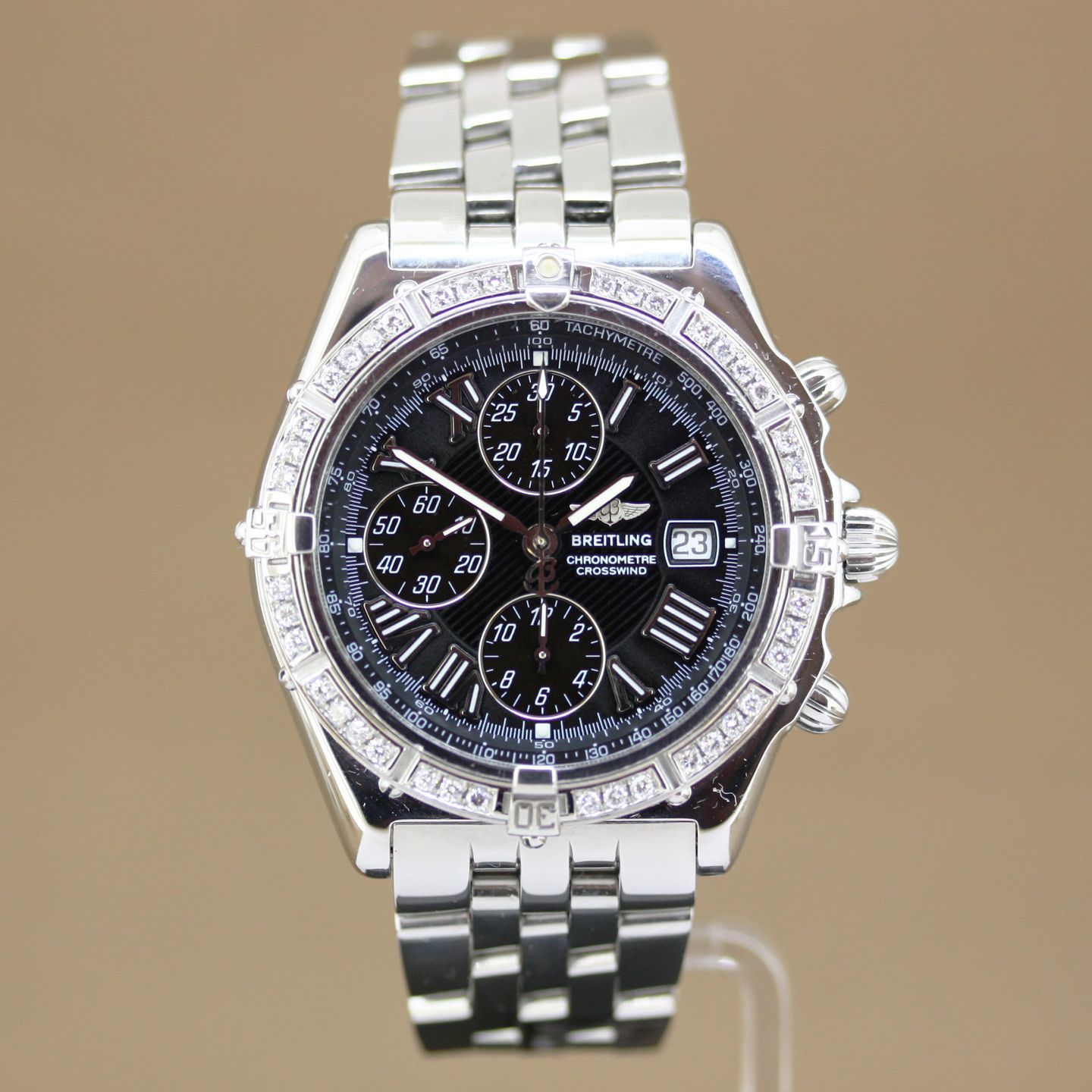 Breitling Crosswind Racing A13355 (2003) - Black dial 43 mm Steel case (1/5)
