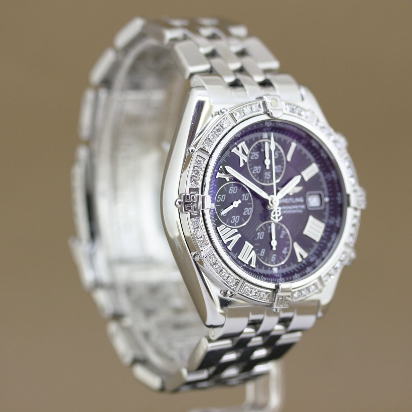 Breitling Crosswind Racing A13355 (2003) - Black dial 43 mm Steel case (3/5)