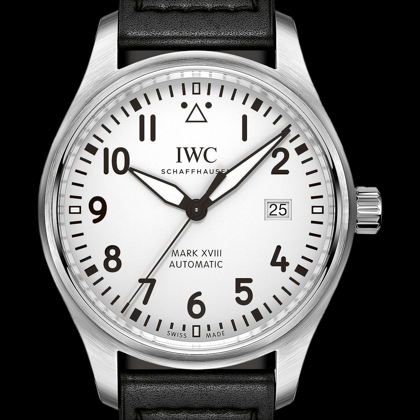IWC Pilot Mark IW327012 (2022) - White dial 40 mm Steel case (1/2)