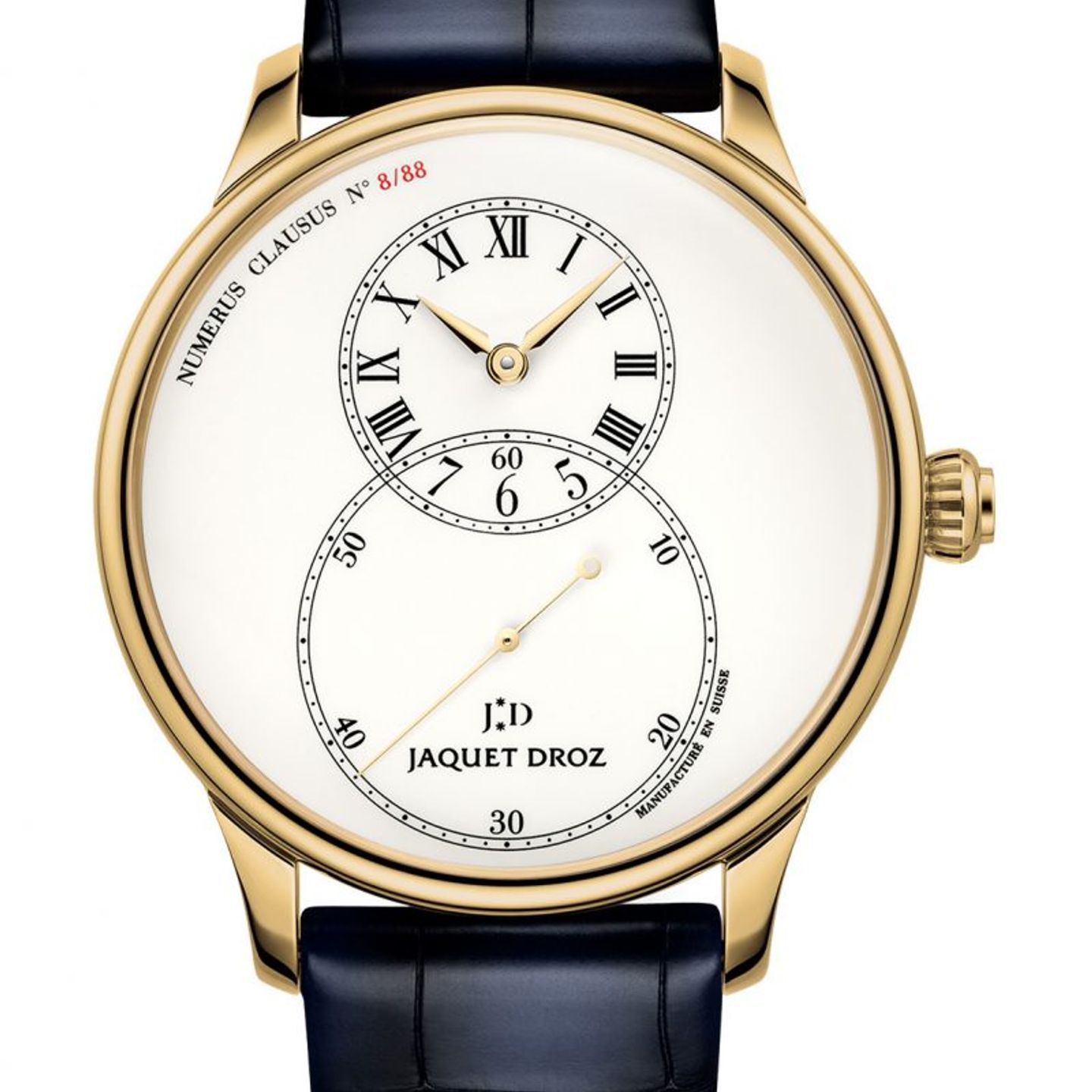 Jaquet-Droz Grande Seconde J003031200 (2022) - Champagne wijzerplaat 43mm Geelgoud (1/1)