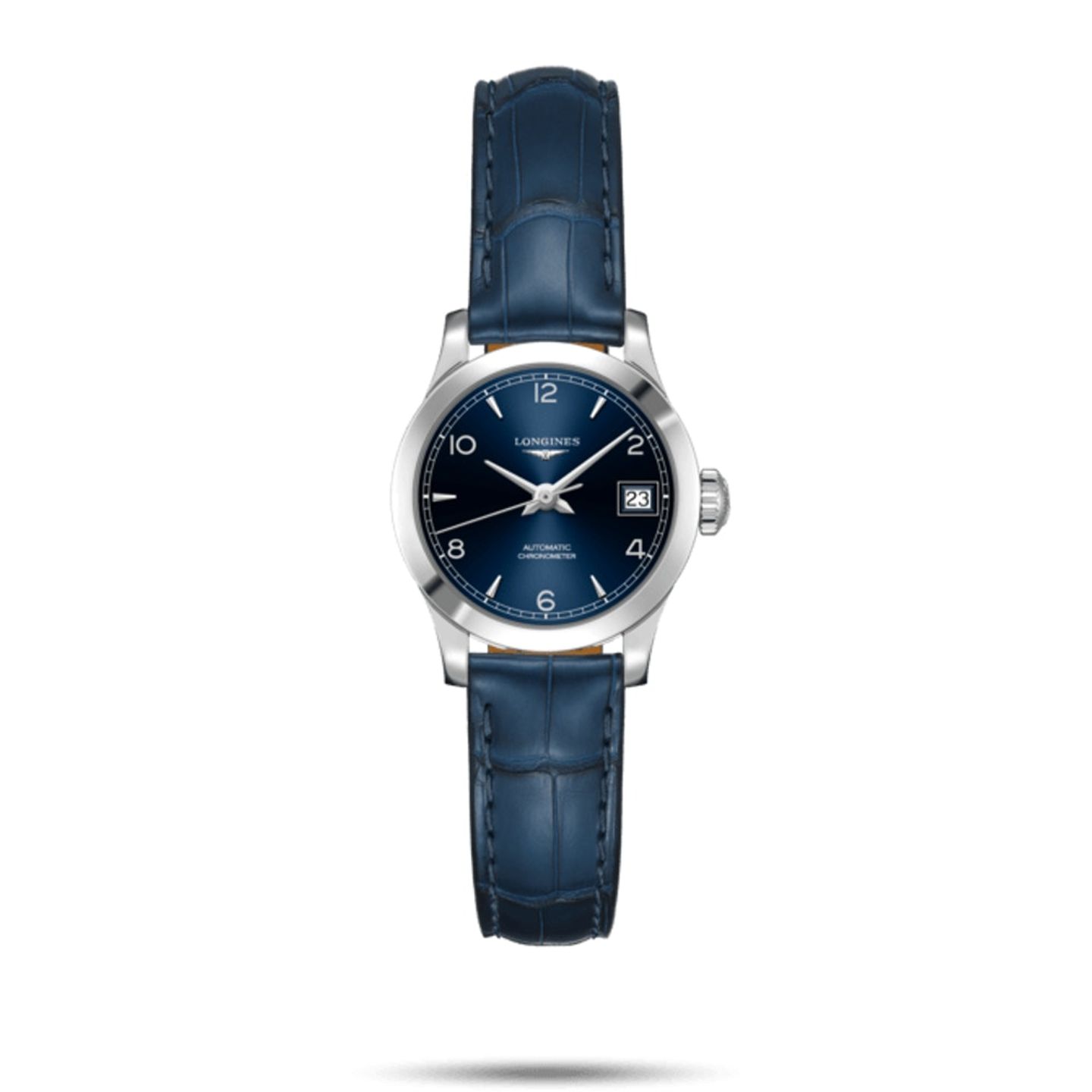 Longines Record L23204964 (2022) - Blue dial 26 mm Steel case (1/1)