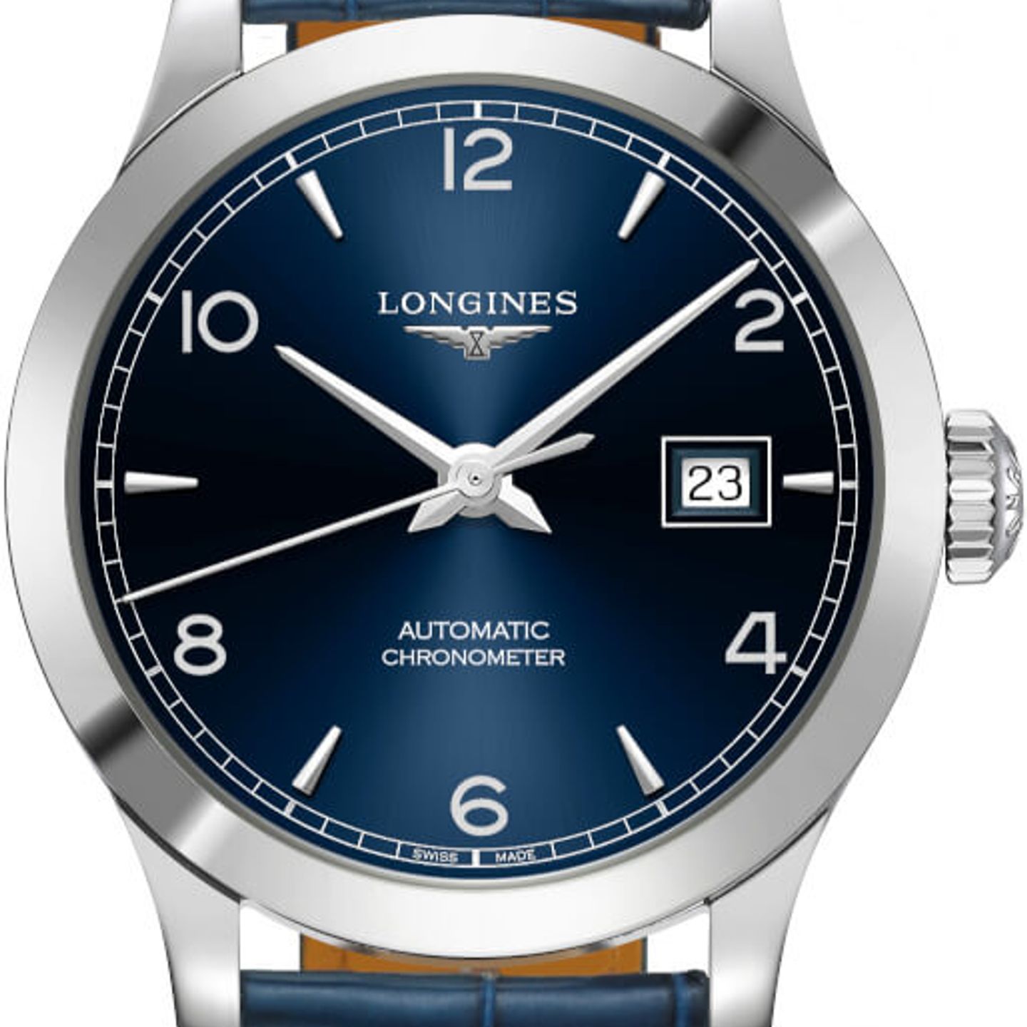 Longines Record L23214964 (2022) - Blue dial 30 mm Steel case (1/1)