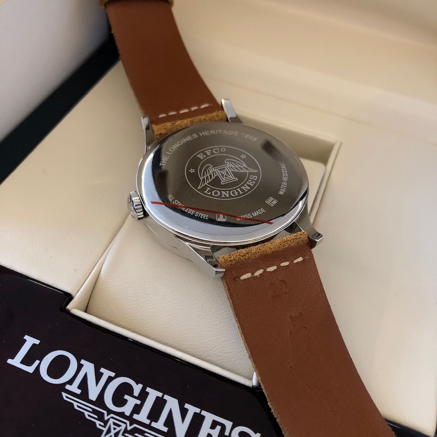 Longines Heritage L2.813.4.66.0 (2022) - Champagne dial 40 mm Steel case (7/8)
