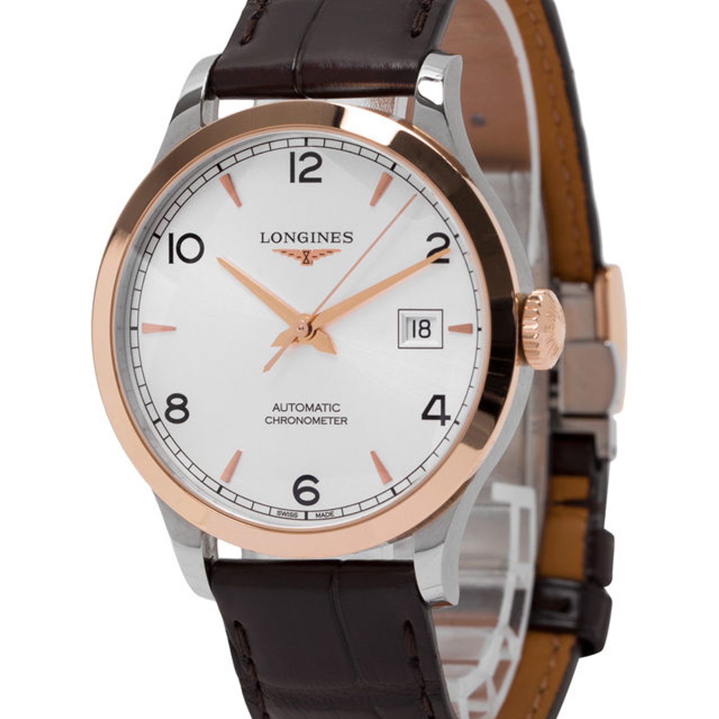 Longines Record L2.820.5.76.2 (2022) - Silver dial 30 mm Steel case (1/1)