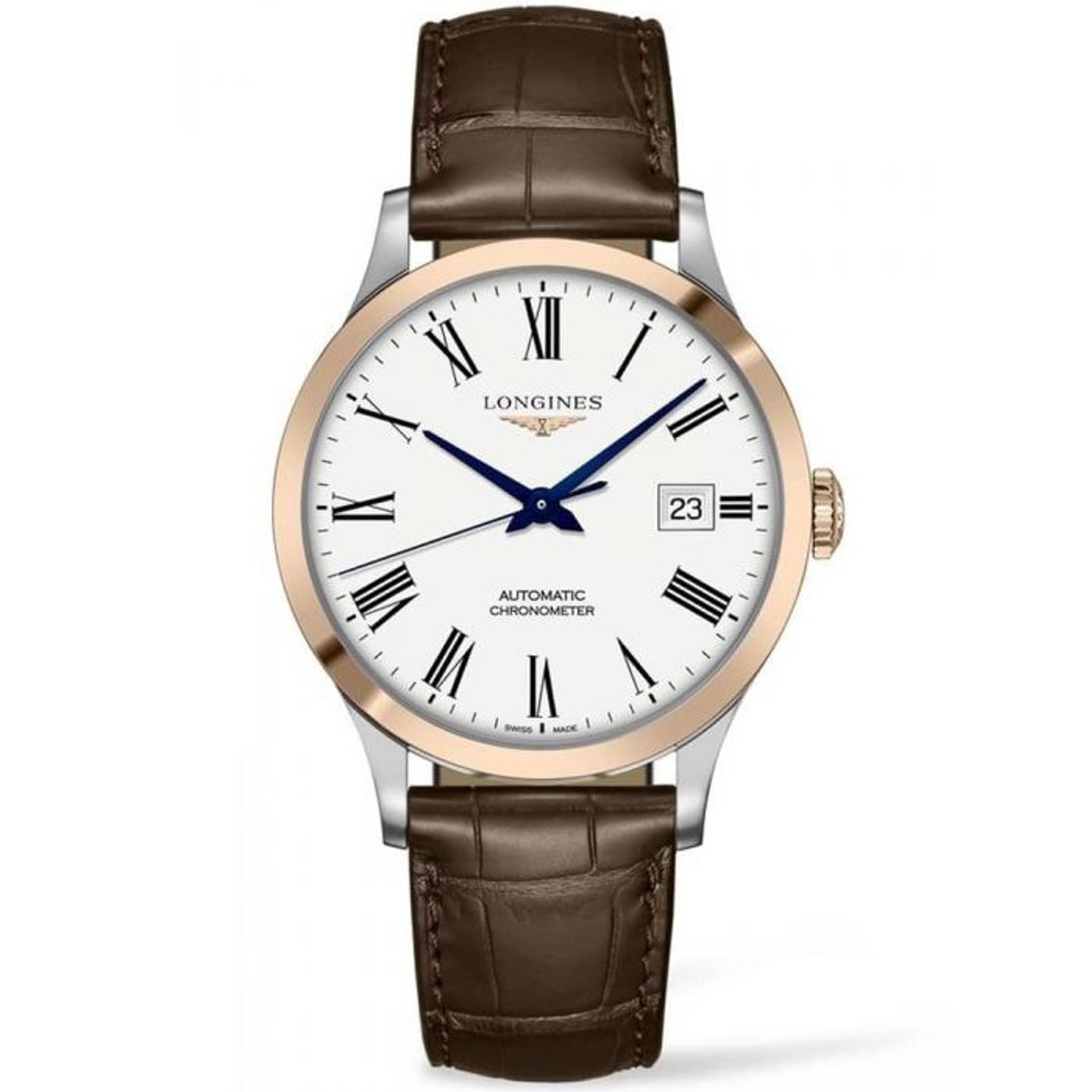 Longines Record L28215112 (2022) - White dial 40 mm Steel case (1/1)