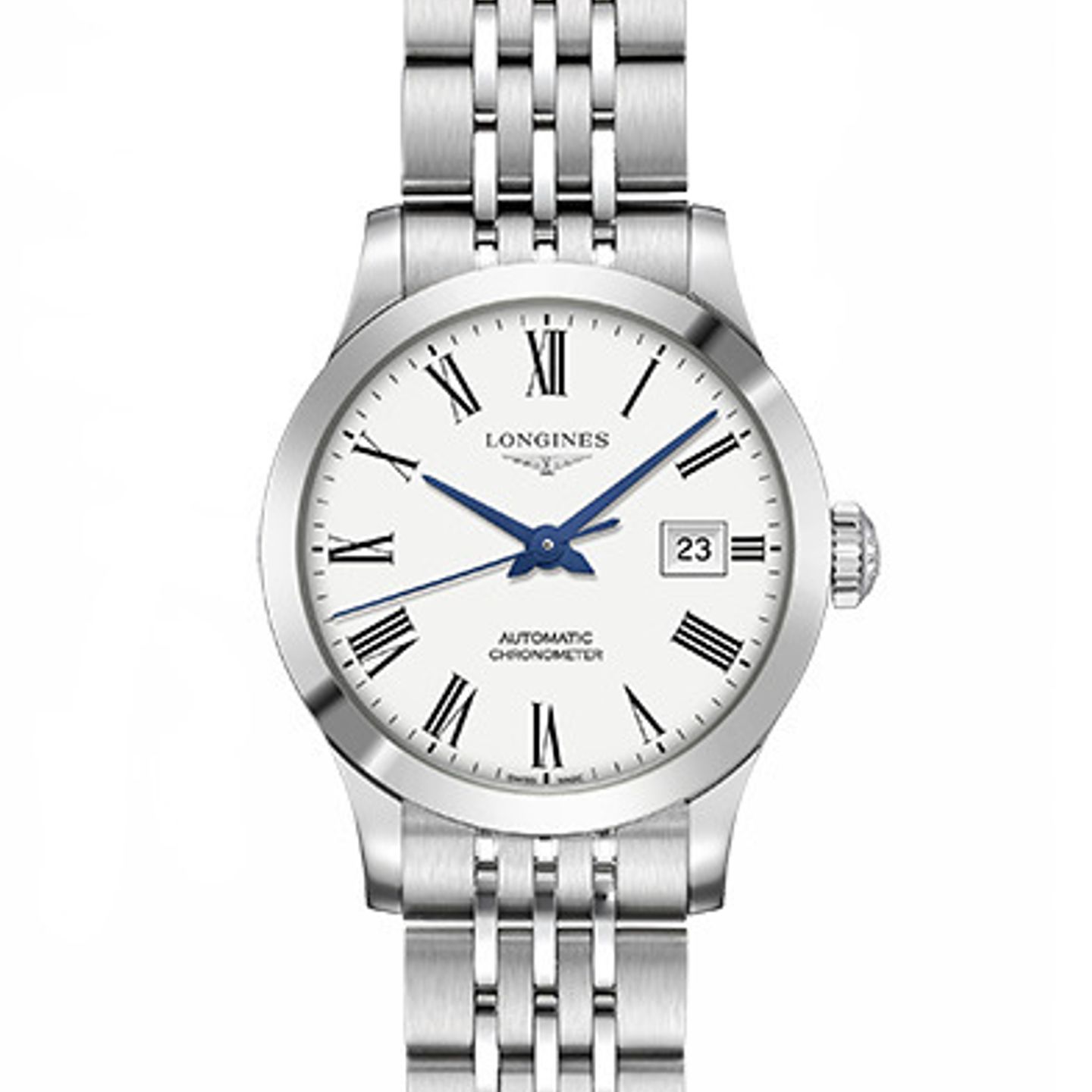 Longines Record L23214116 (2023) - White dial 30 mm Steel case (1/1)