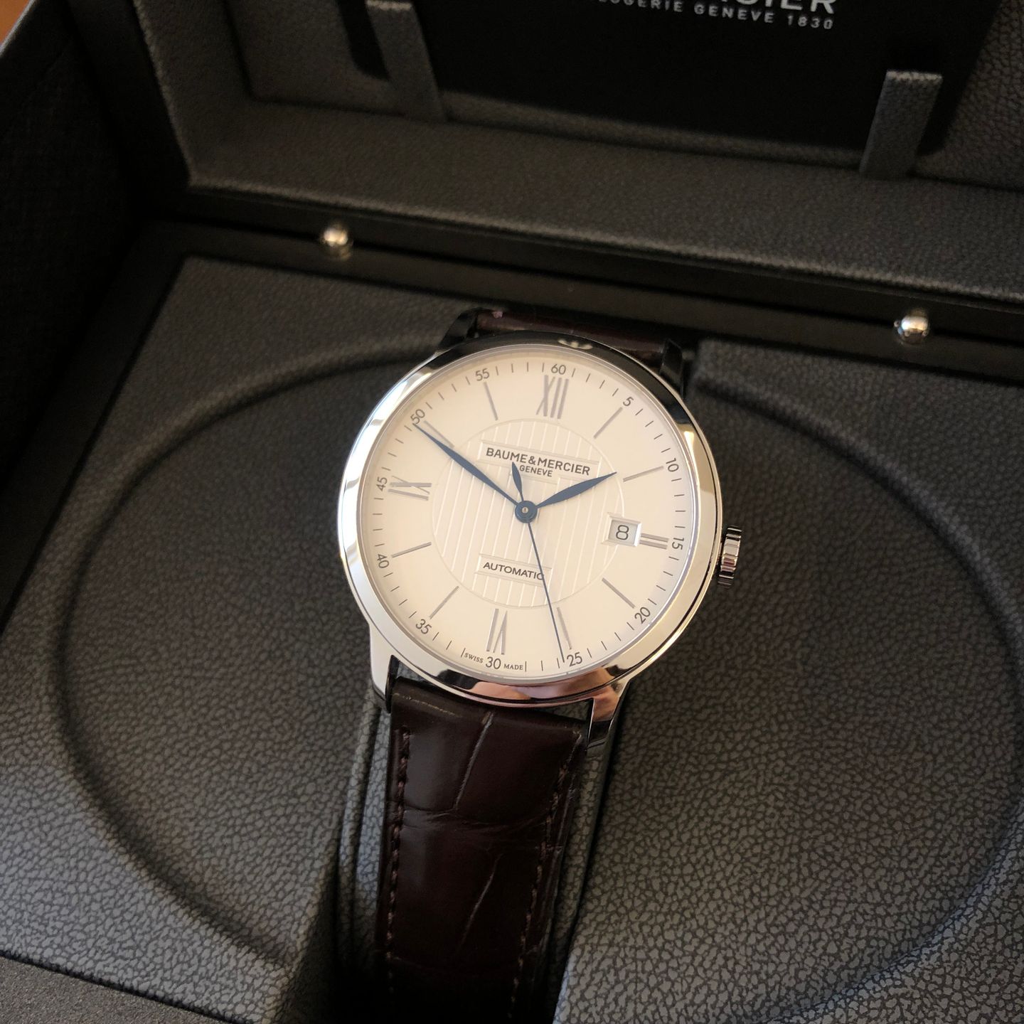 Baume & Mercier Classima M0A10214 (2022) - Zilver wijzerplaat 40mm Staal (2/8)