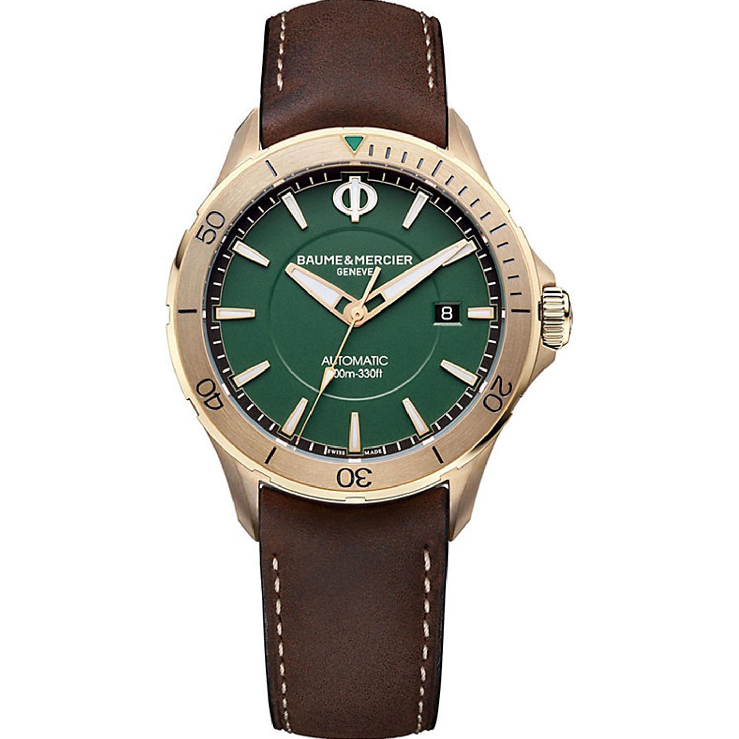 Baume & Mercier Clifton M0A10503 (2022) - Green dial 42 mm Bronze case (1/1)
