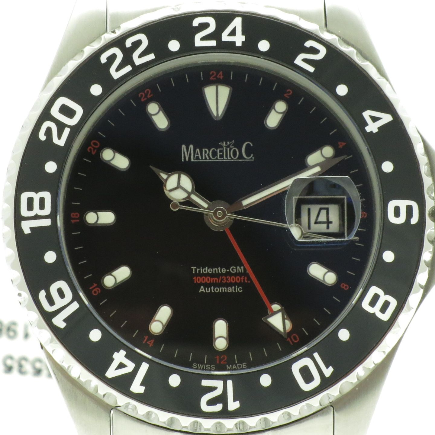 Marcello C. Tridente 2005.4 (Unknown (random serial)) - Black dial 44 mm Steel case (1/4)