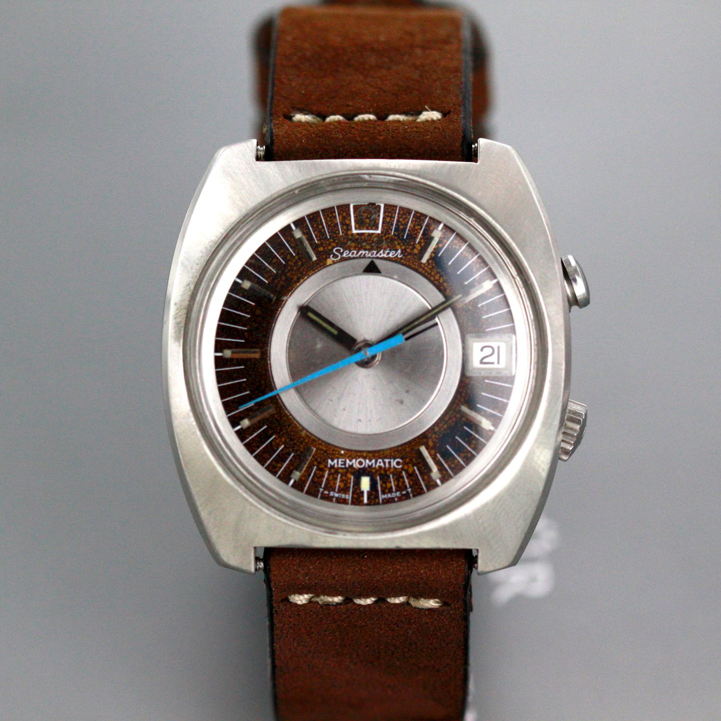 Omega Memomatic 166072 (Unknown (random serial)) - Multi-colour dial 40 mm Steel case (4/8)