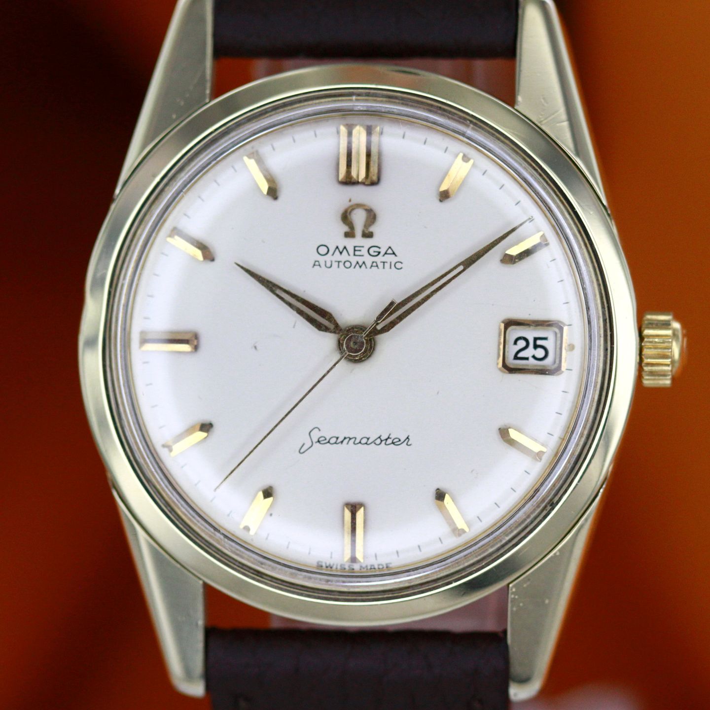 Omega Seamaster Unknown (1960) - White dial 34 mm Steel case (2/8)