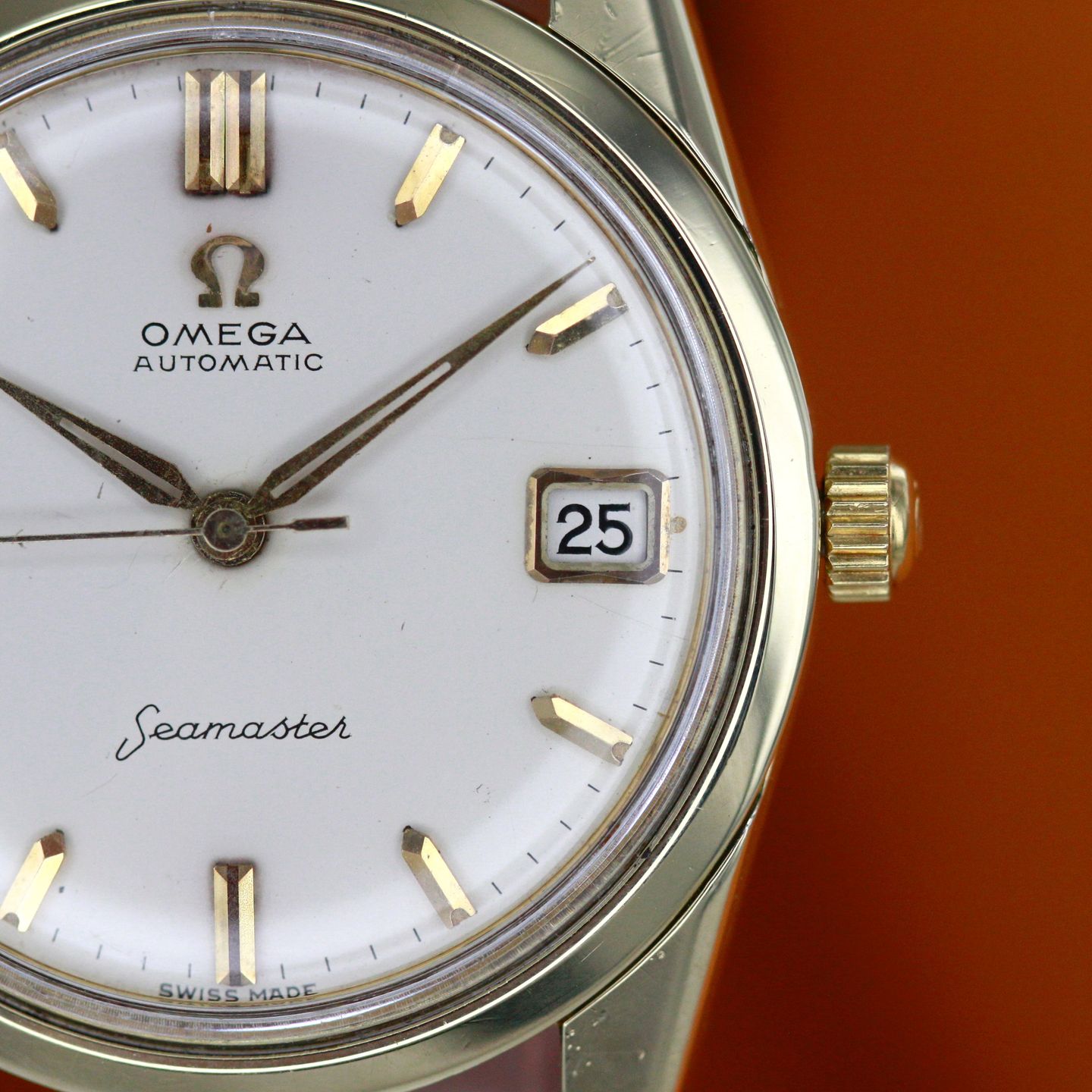 Omega Seamaster Unknown (1960) - Wit wijzerplaat 34mm Staal (3/8)