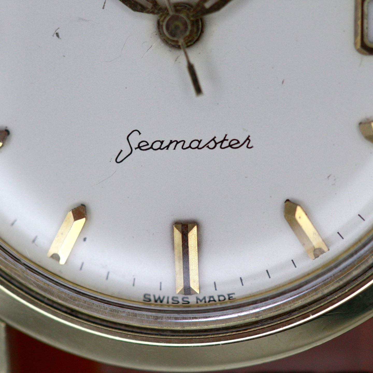 Omega Seamaster Unknown (1960) - White dial 34 mm Steel case (6/8)