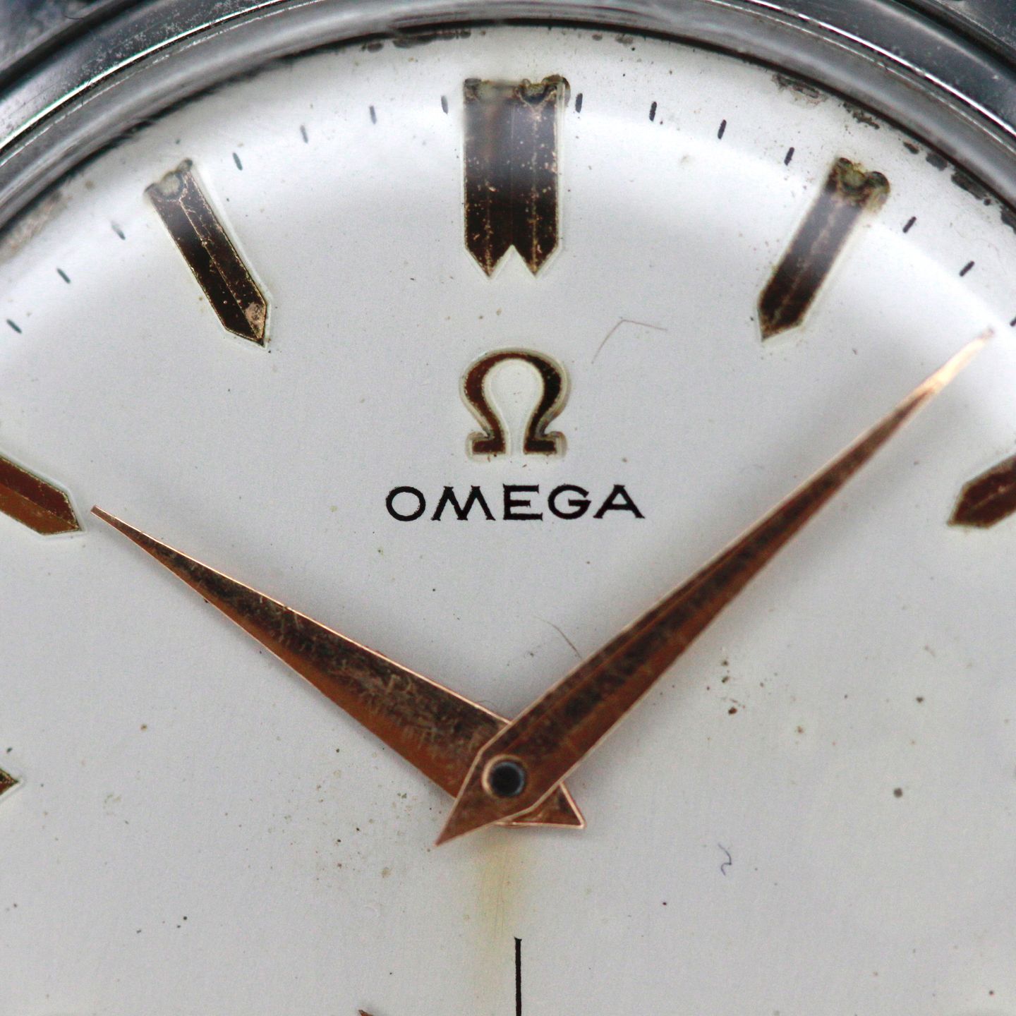 Omega Vintage 2990 /1 (1961) - Wit wijzerplaat 34mm Staal (8/8)
