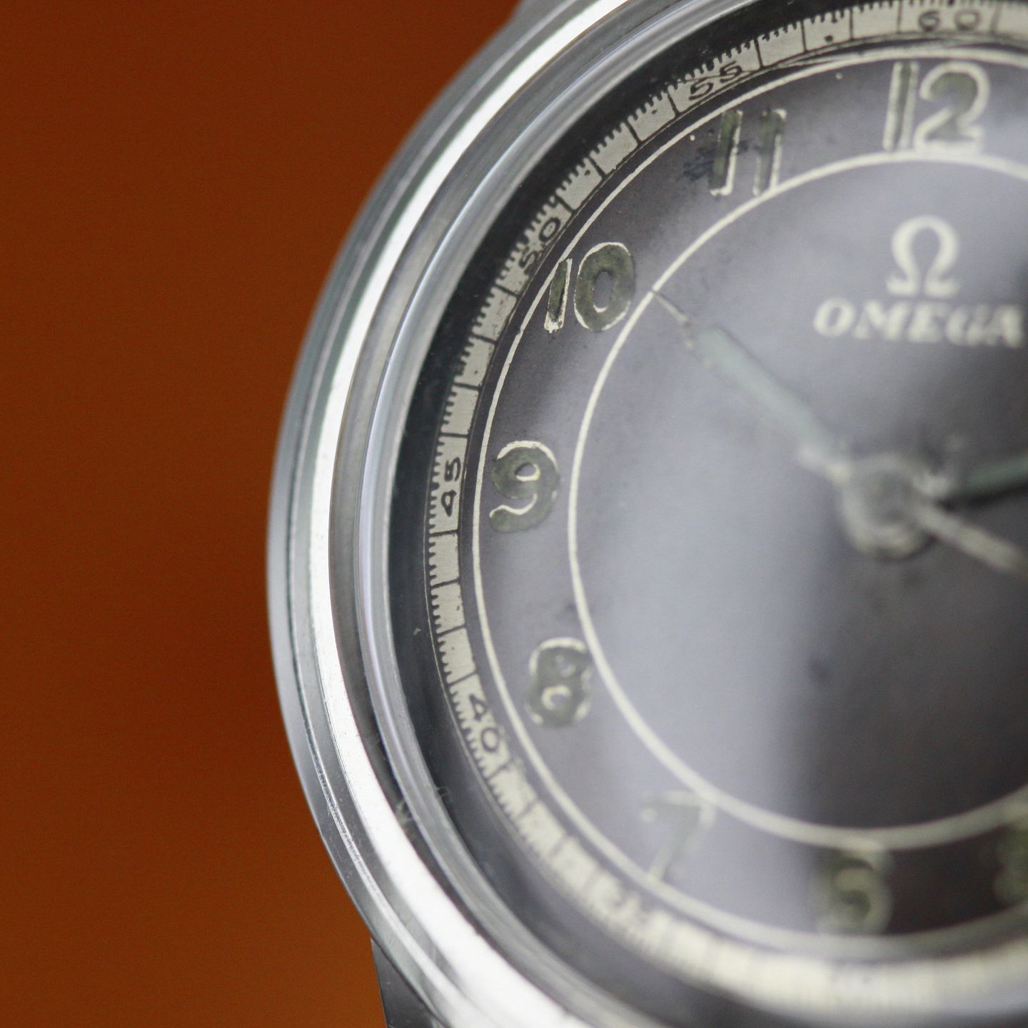 Omega Vintage Unknown (1950) - Black dial 31 mm Steel case (6/8)