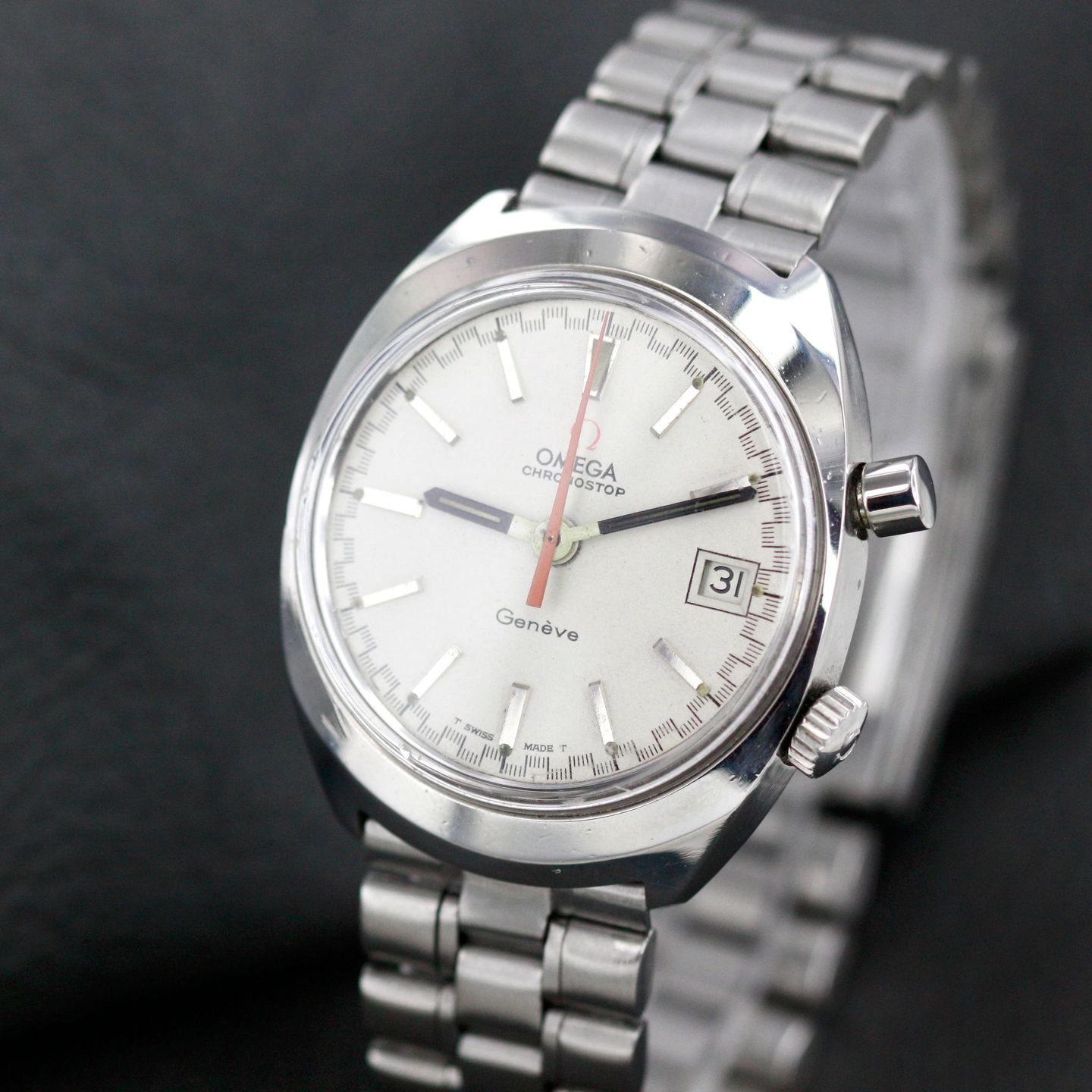 Omega Vintage Unknown (Unknown (random serial)) - White dial Unknown Steel case (3/8)