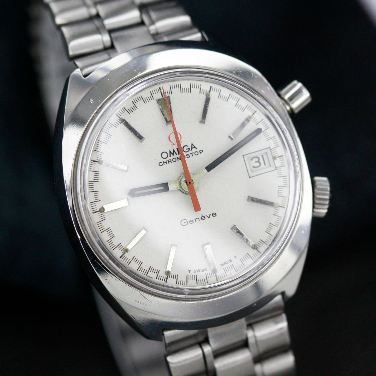 Omega Vintage Unknown (Unknown (random serial)) - White dial Unknown Steel case (8/8)
