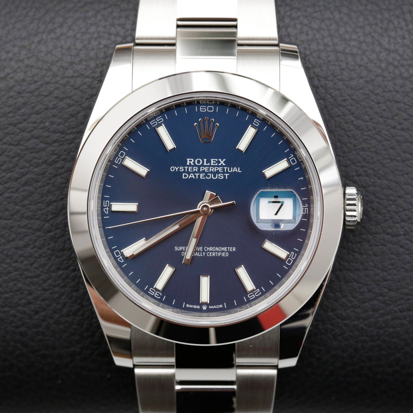 Rolex Datejust 41 126300 (2020) - Blue dial 41 mm Steel case (1/9)