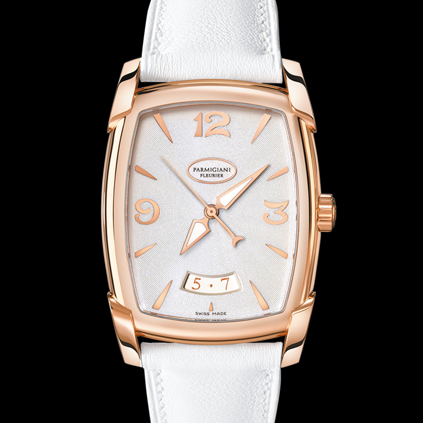 Parmigiani Fleurier Kalpa PFC123-1000700-HE2421 (2022) - Wit wijzerplaat 38mm Roségoud (1/1)