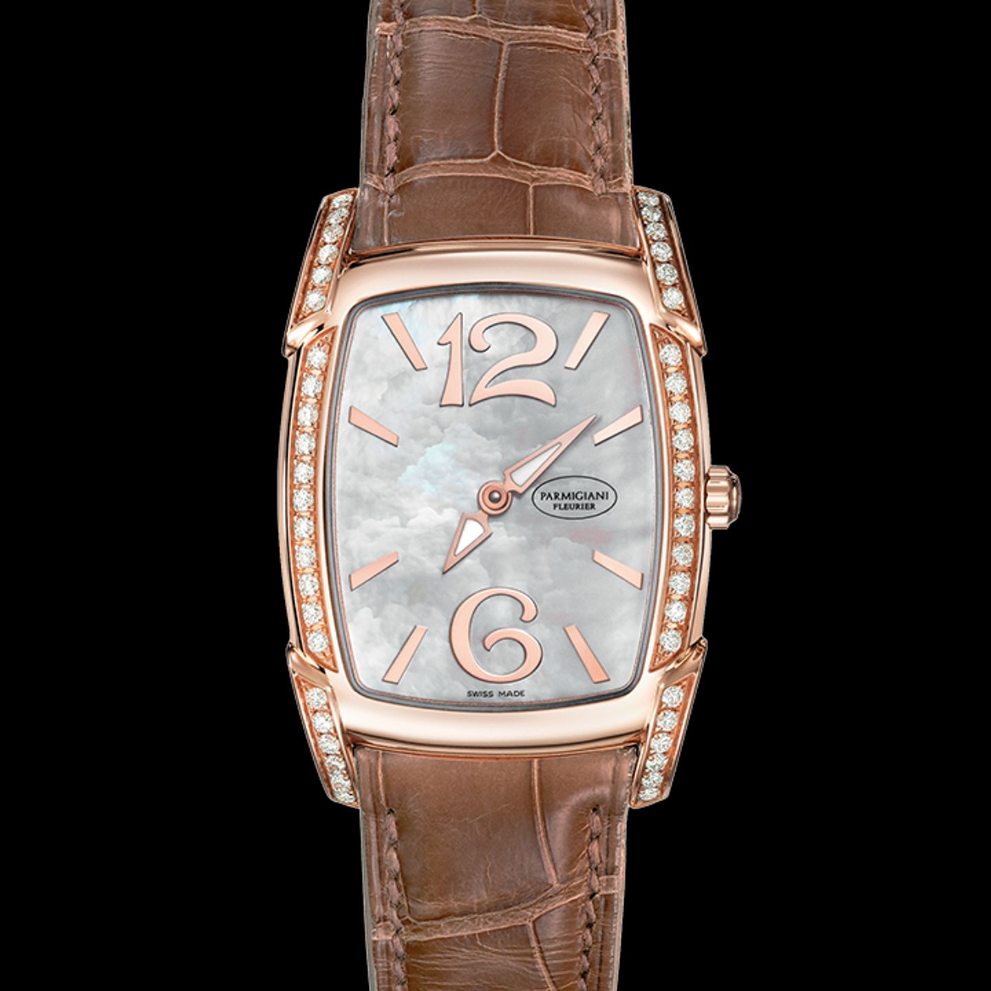 Parmigiani Fleurier Kalpa PFC160-1023300-HA3921 (2022) - Wit wijzerplaat 25mm Roségoud (1/1)