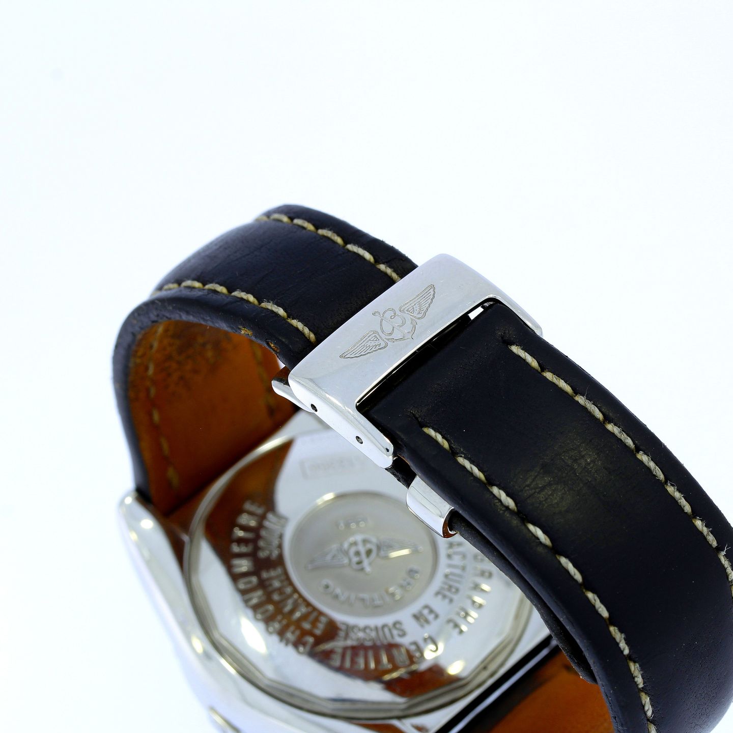 Breitling Chronomat Evolution A13356 (Unknown (random serial)) - Silver dial 48 mm Steel case (8/8)