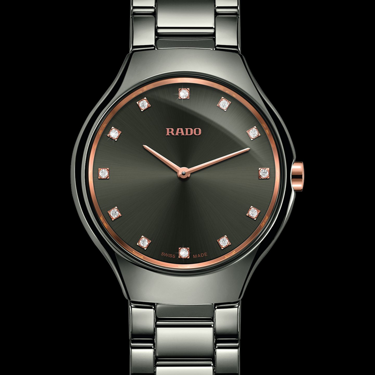 Rado True Thinline R27956722 (2022) - Grey dial 30 mm Ceramic case (1/1)