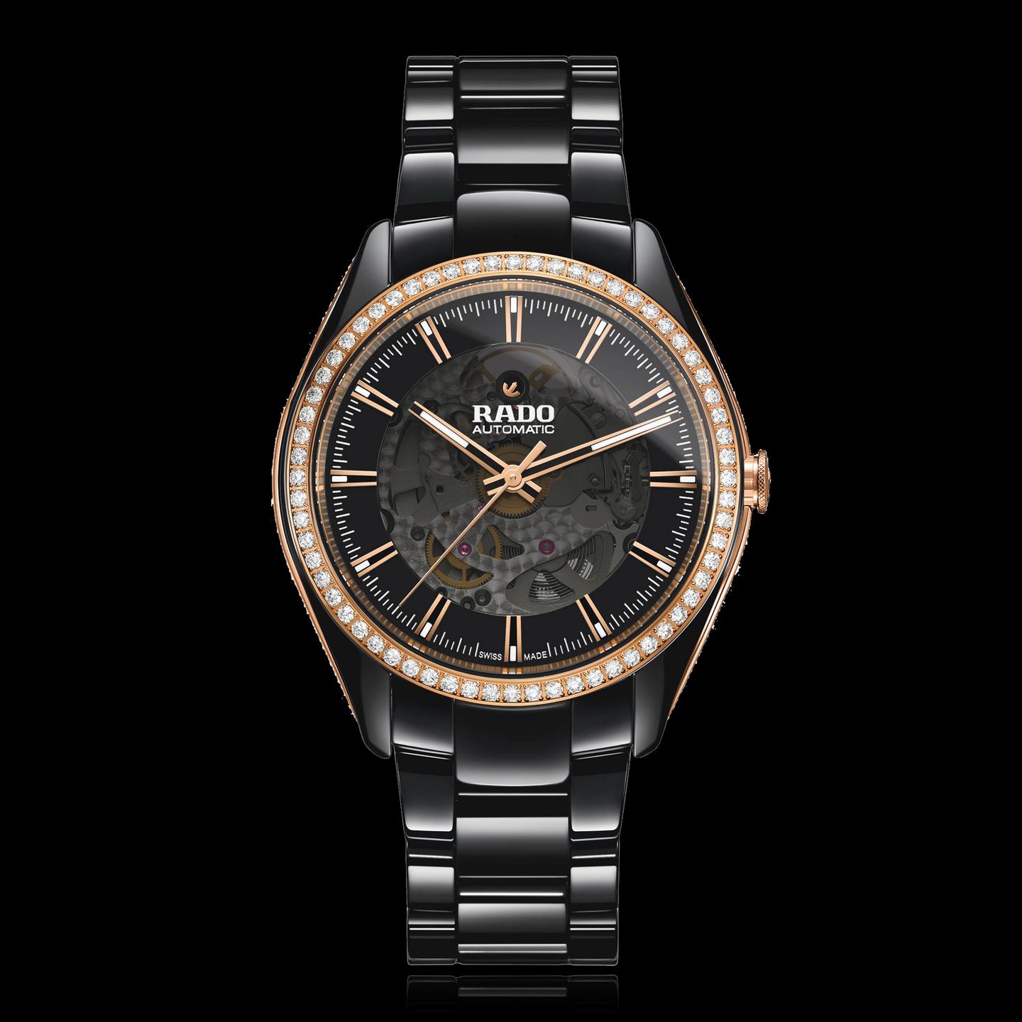 Rado HyperChrome Diamonds R32029152 (2022) - Black dial 42 mm Steel case (1/1)