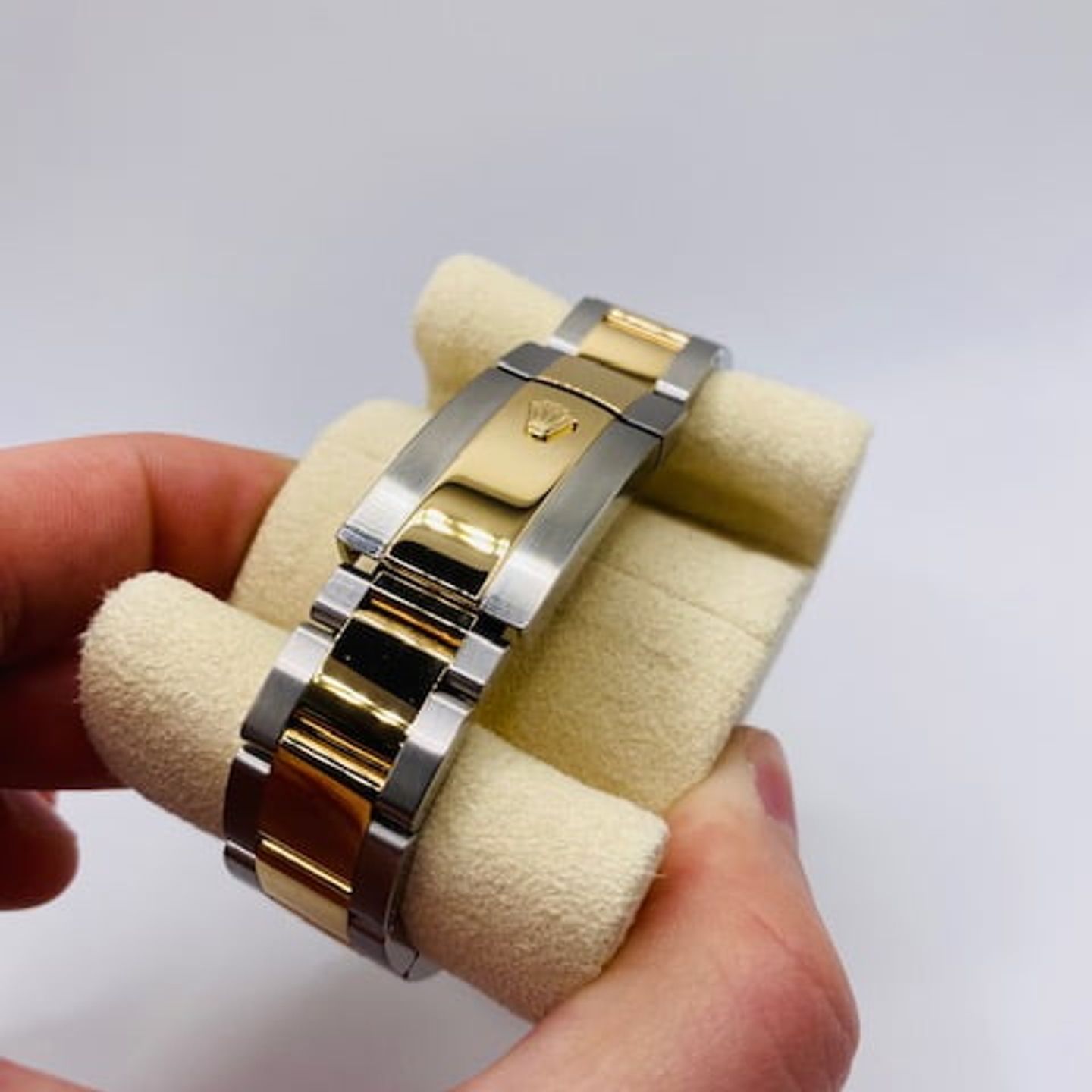 Rolex Datejust II 116333 (Unknown (random serial)) - Grey dial 41 mm Gold/Steel case (4/7)