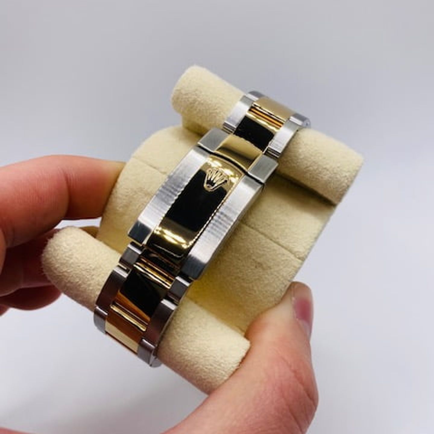 Rolex Datejust II 116333 (Unknown (random serial)) - Grey dial 41 mm Gold/Steel case (5/7)