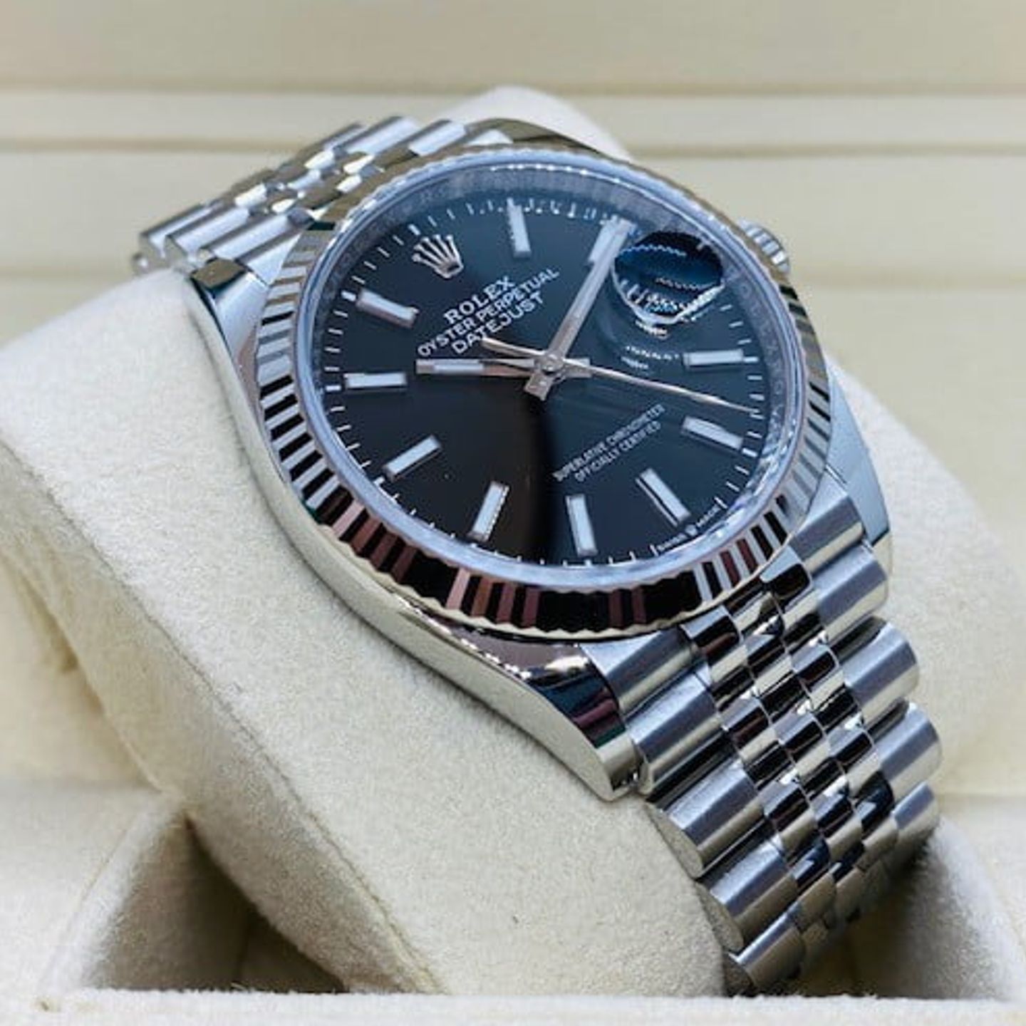 Rolex Datejust 36 126234 (2023) - Black dial 36 mm Steel case (6/8)