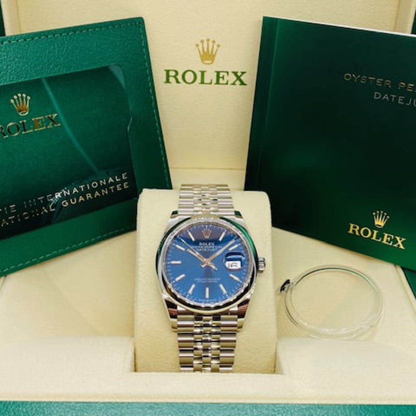 Rolex Datejust 36 126200 (2021) - Blue dial 36 mm Steel case (6/7)