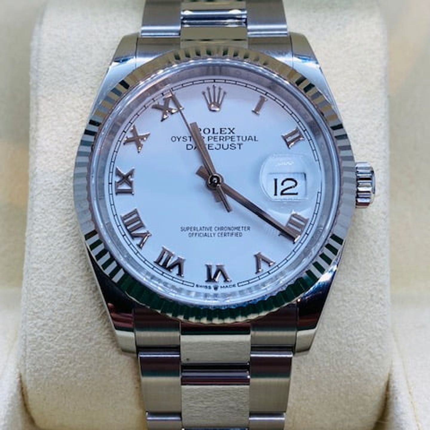 Rolex Datejust 41 126334 (2023) - White dial 41 mm Steel case (2/7)