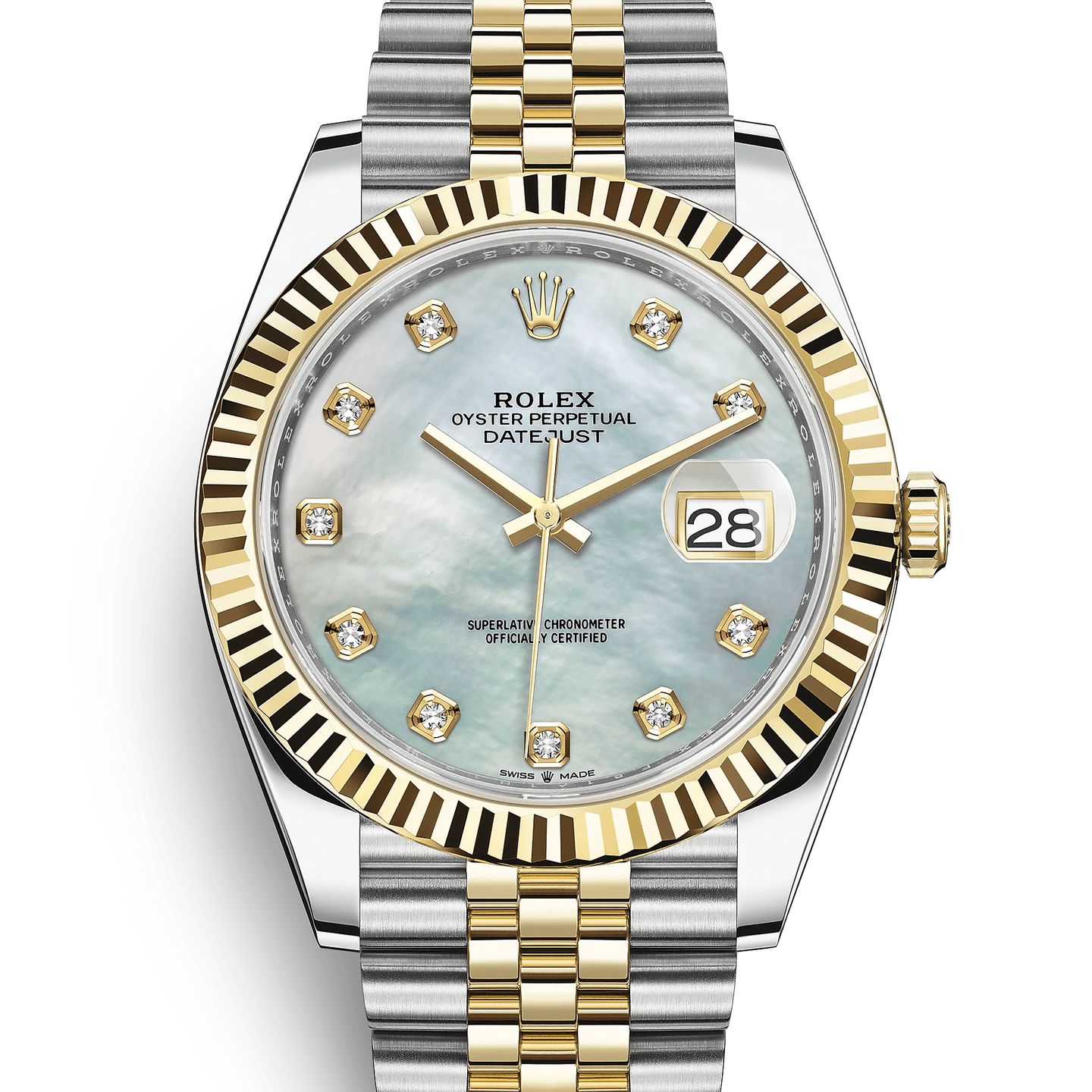 Rolex Datejust 41 126333 (2022) - Pearl dial 41 mm Gold/Steel case (1/1)