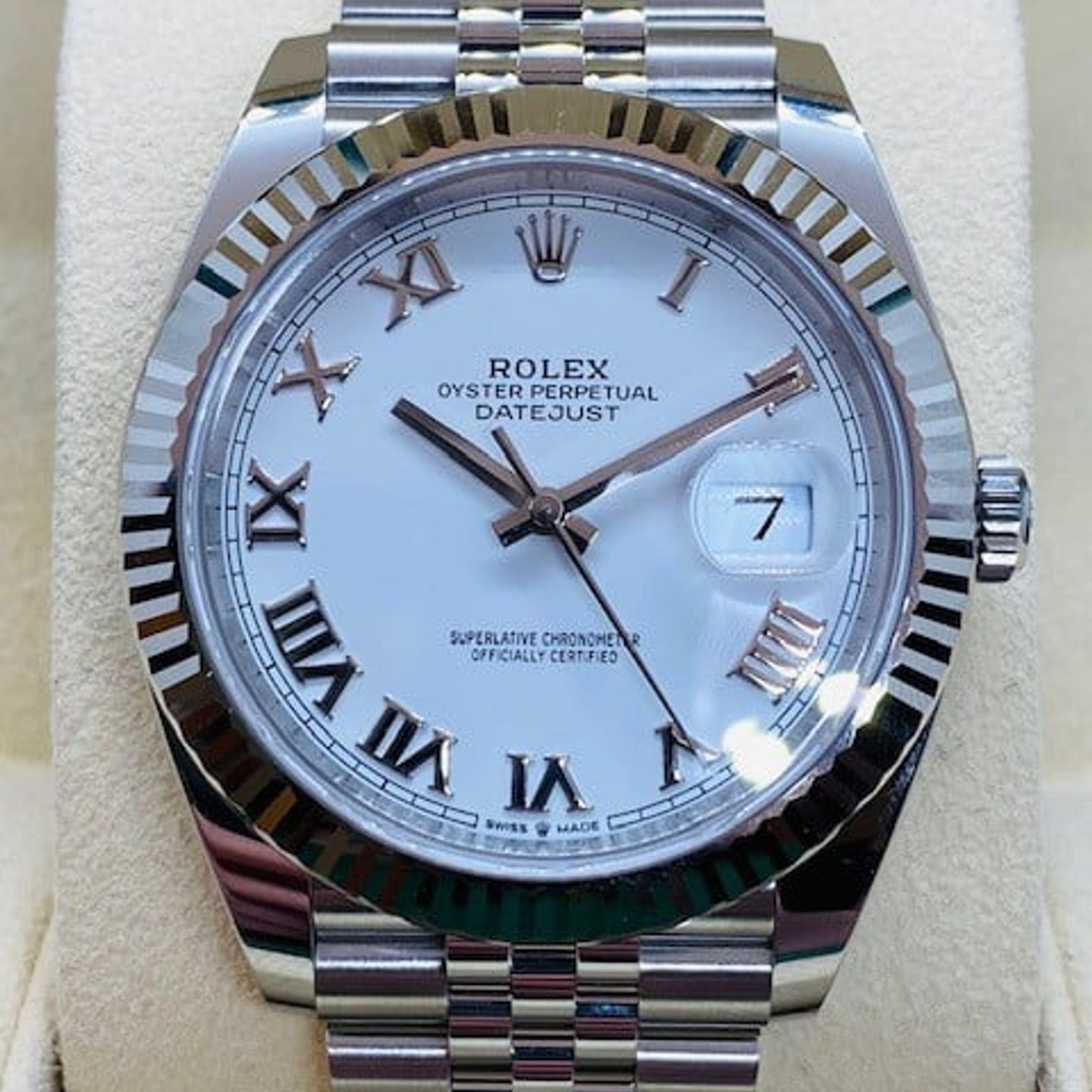 Rolex Datejust 41 126334 (2023) - White dial 41 mm Steel case (3/5)