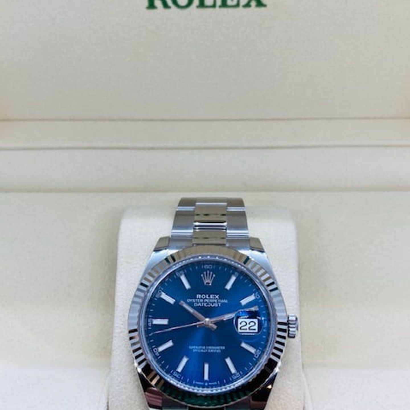 Rolex Datejust 41 126334 (2023) - Blue dial 41 mm Steel case (3/3)