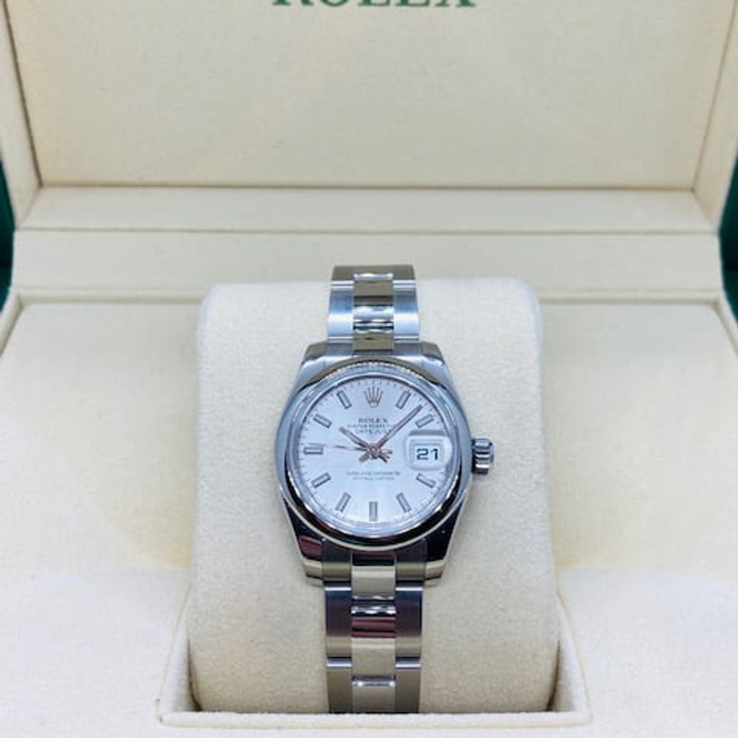 Rolex Lady-Datejust 179160 (2021) - Silver dial 26 mm Steel case (6/8)