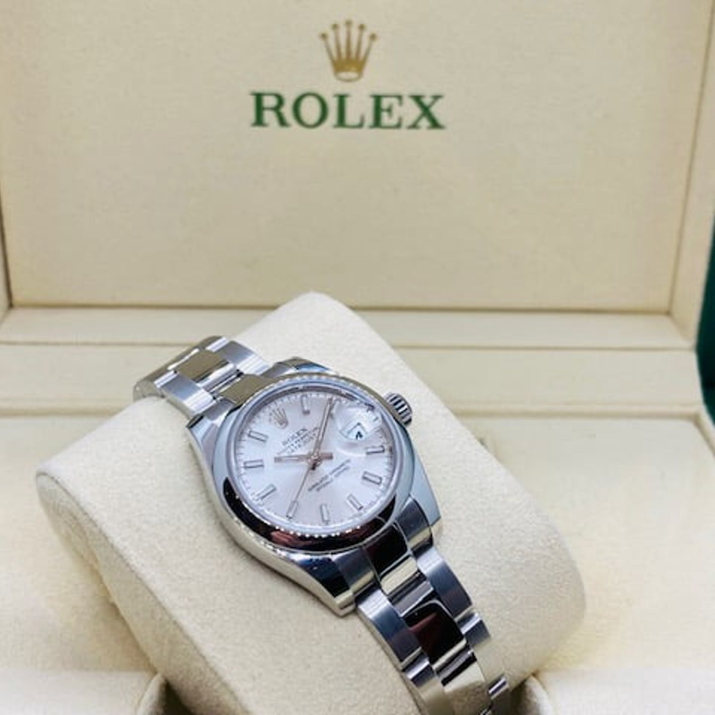 Rolex Lady-Datejust 179160 (2021) - Silver dial 26 mm Steel case (3/8)