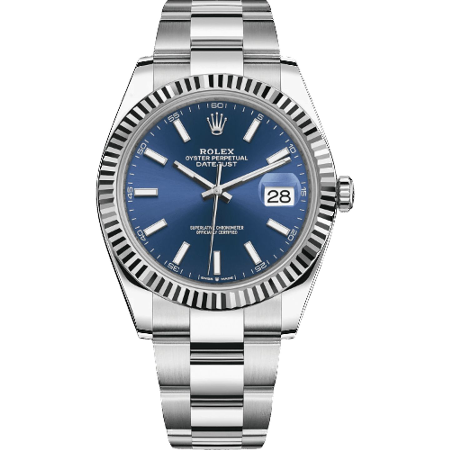 Rolex Datejust 41 126334 (2023) - Blue dial 41 mm Steel case (2/3)