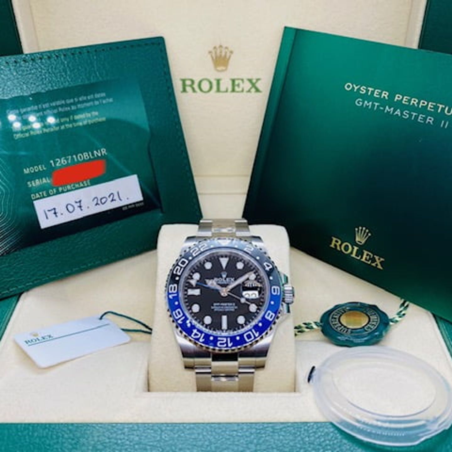 Rolex GMT-Master II 126710BLNR (2021) - Black dial 40 mm Steel case (8/8)