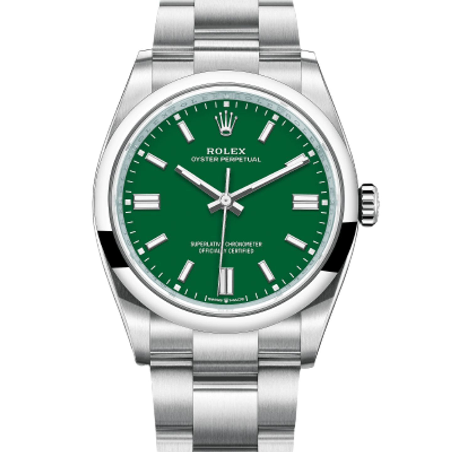 Rolex Oyster Perpetual 36 126000 (2022) - Green dial 36 mm Steel case (1/1)