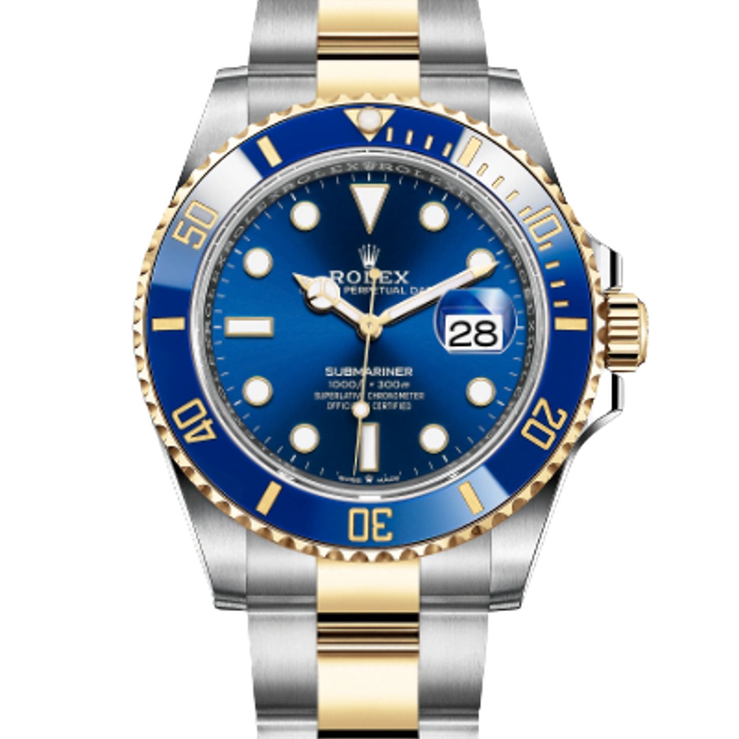 Rolex Submariner Date 126613LB (2022) - Blue dial 41 mm Gold/Steel case (1/5)
