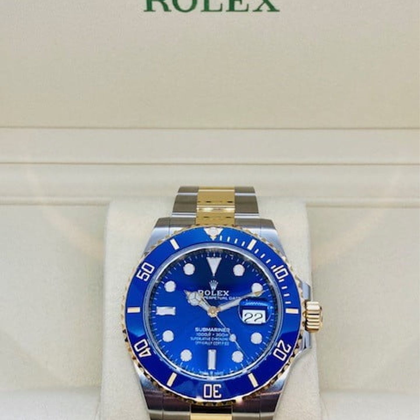 Rolex Submariner Date 126613LB (2022) - Blue dial 41 mm Gold/Steel case (4/5)
