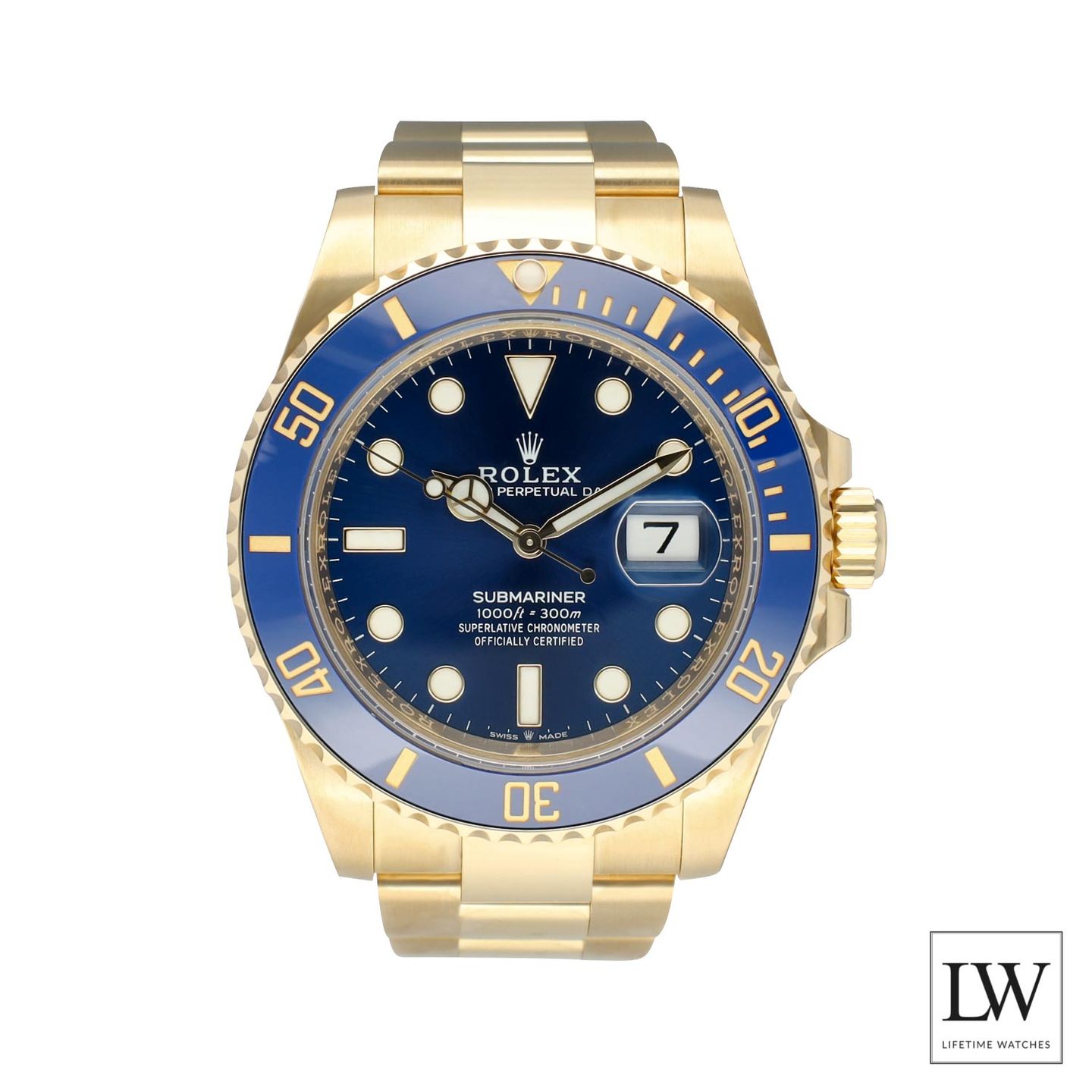 Rolex Submariner Date 126618LB (2022) - Blue dial 41 mm Yellow Gold case (3/8)