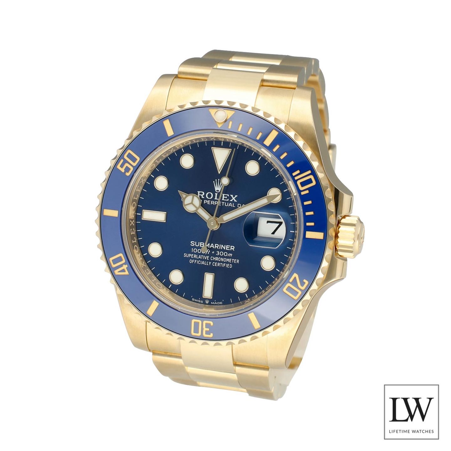 Rolex Submariner Date 126618LB (2022) - Blue dial 41 mm Yellow Gold case (4/8)