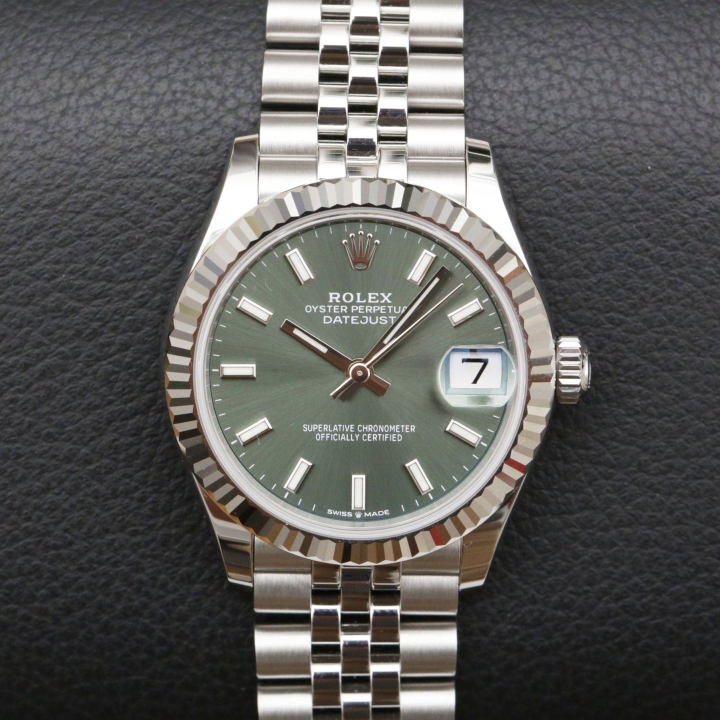 Rolex Datejust 31 278274 (2022) - Green dial 31 mm Steel case (1/9)