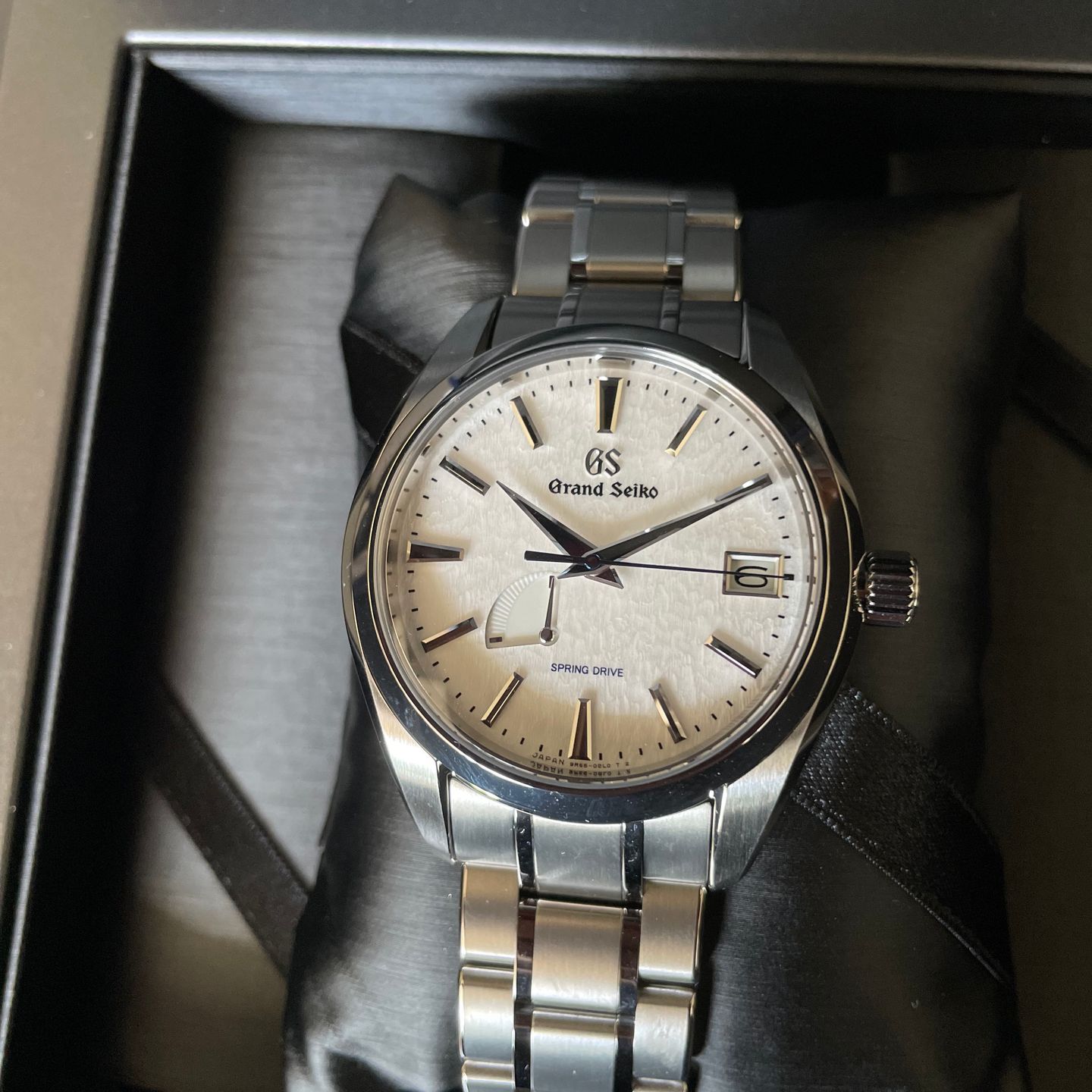 Seiko Grand Seiko SBGA211 (2021) - Wit wijzerplaat 41mm Titanium (6/6)