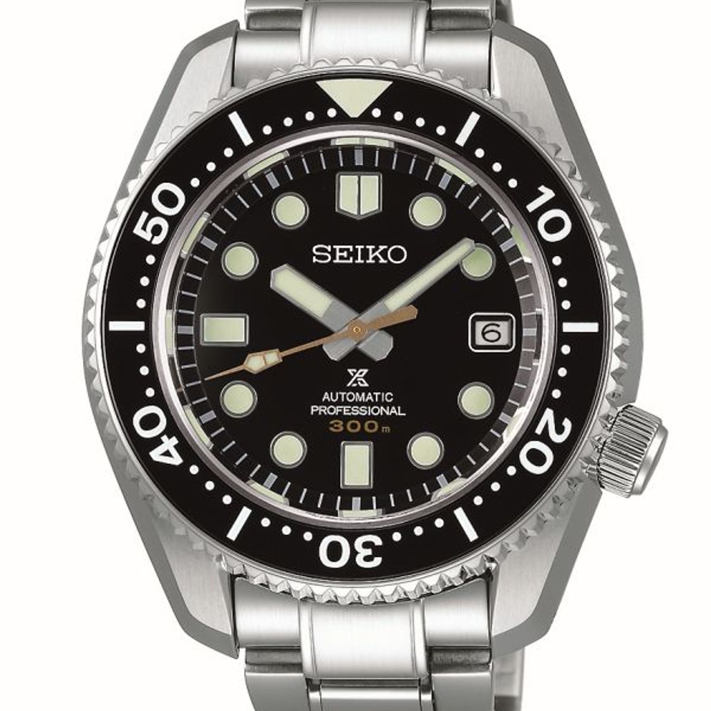 Seiko Marinemaster SLA021J1 (2022) - Zwart wijzerplaat 44mm Staal (1/1)