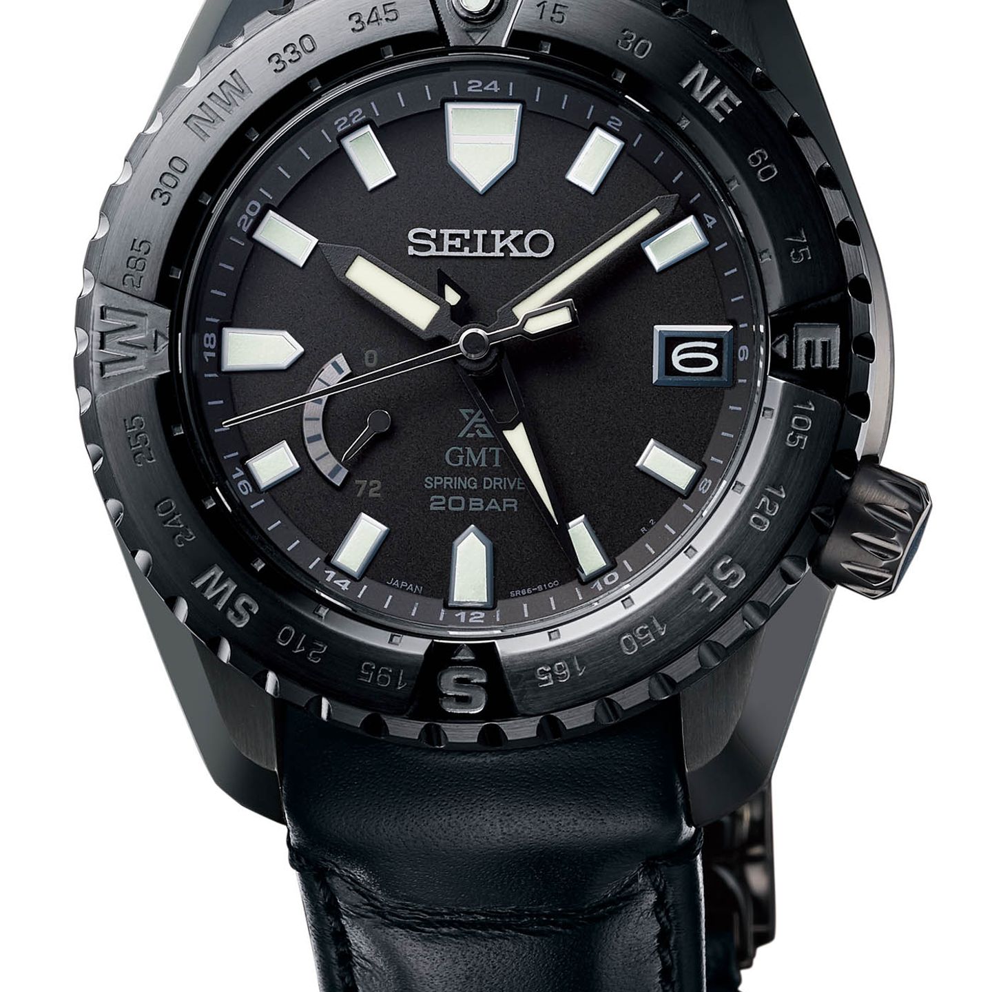 Seiko Prospex SNR027J1 (2022) - Black dial 45 mm Titanium case (1/6)
