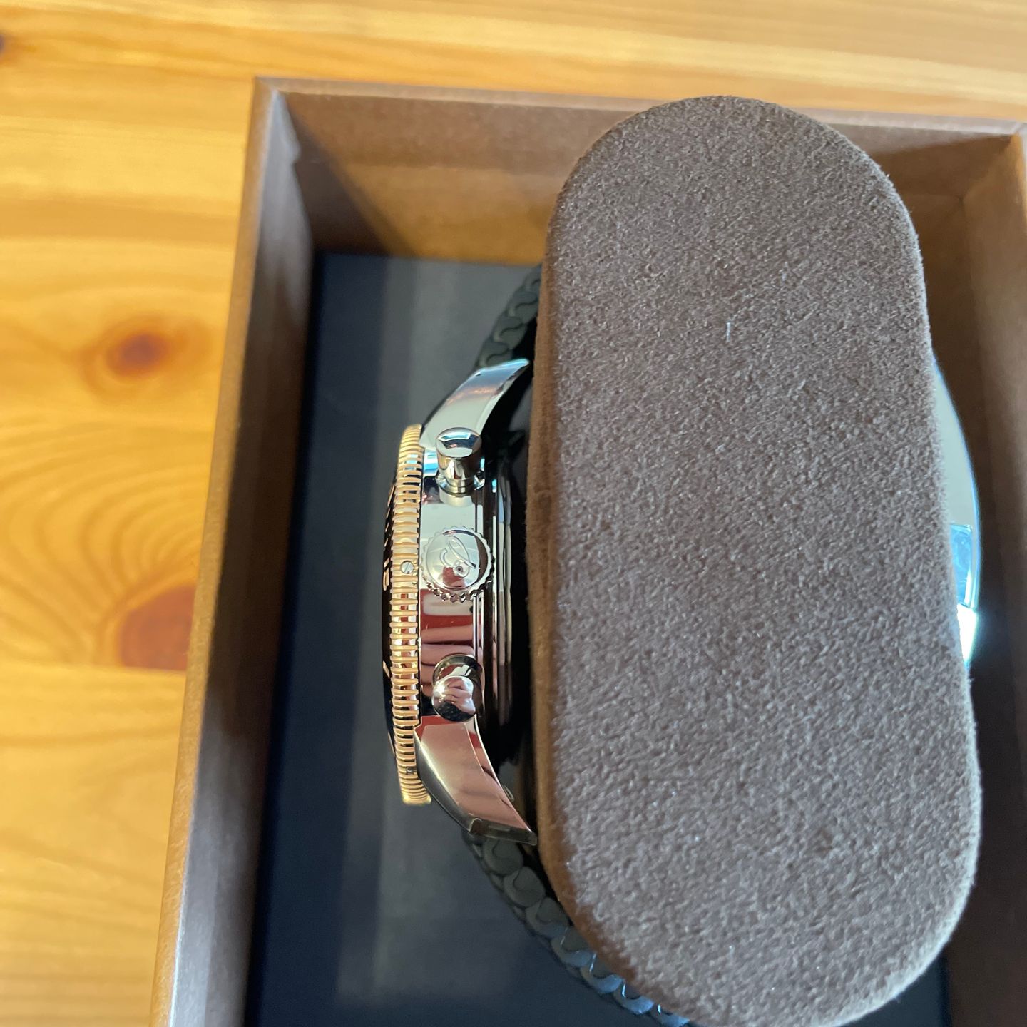 Breitling Superocean Heritage II Chronograph U13313121B1S1 (2021) - Zwart wijzerplaat 44mm Goud/Staal (4/5)