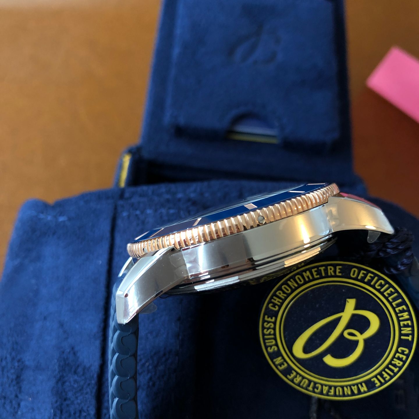 Breitling Superocean Heritage 42 UB2010161C1S1 (2022) - Blue dial 42 mm Gold/Steel case (6/8)